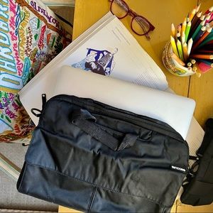 Black Laptop Bag with Adjustable Strap